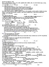 Đề ôn tập học kì 1 - Số 2 môn Hóa học 11